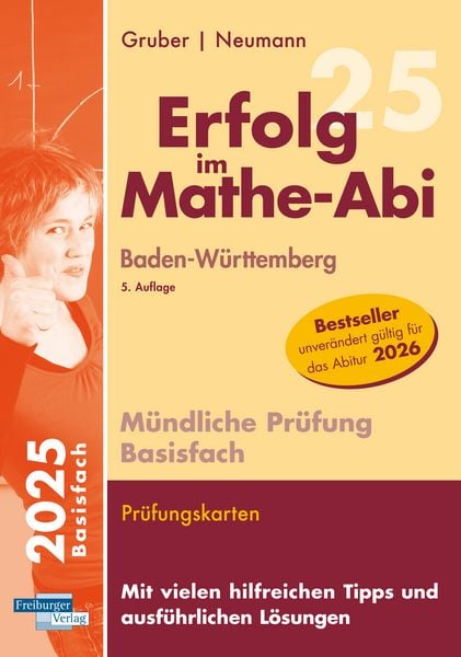 Produktbild: Erfolg im Mathe-Abi M&uuml;ndliche Pr&uuml;fung Basisfach Baden-W&uuml;rttemberg
