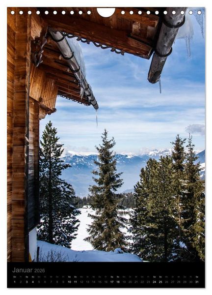 Produktbild: Tirol - Faszination Gebirge (Wandkalender 2026 DIN A4 hoch), CALVENDO Monatskalender