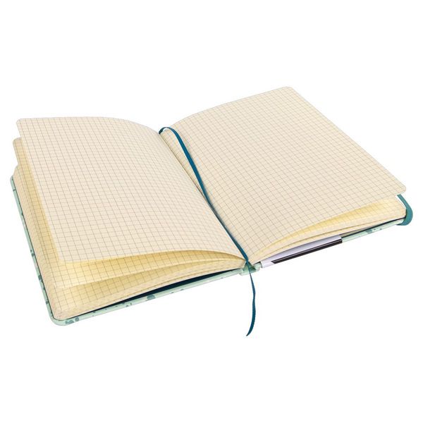 Produktbild: Idena Notizbuch Sparkle 100g/m&sup2; kariert mint 14x20cm