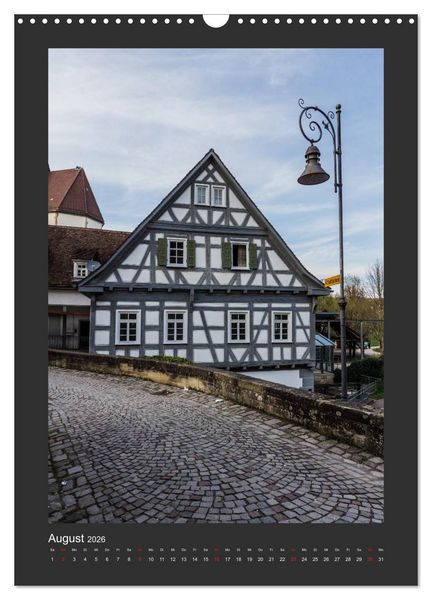 Produktbild: Waiblingen - Spaziergang durch die Altstadt (Wandkalender 2026 DIN A3 hoch), CALVENDO Monatskalender