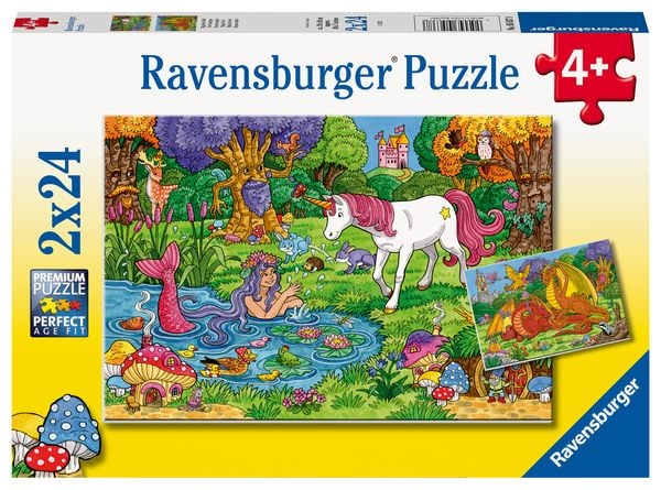 Puzzle Ravensburger Magischer Wald 2 X 24 Teile