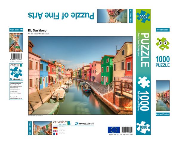 Produktbild: CALVENDO Puzzle Rio San Mauro | 1000 Teile Lege-Gr&ouml;&szlig;e 64x48cm Foto-Puzzle f&uuml;r gl&uuml;ckliche Stunden
