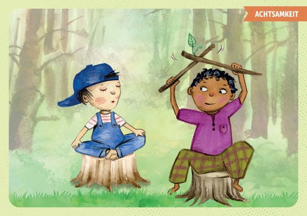 Produktbild: 30 Bildkarten zum Waldbaden für Kinder