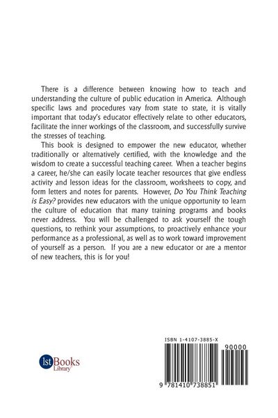 Produktbild: Do You Think Teaching is Easy?