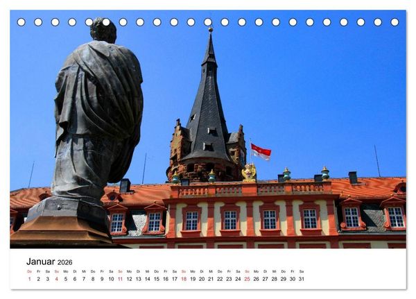 Produktbild: Deutschlands Burgen - Burgen, Schl&ouml;sser und Ruinen (Tischkalender 2026 DIN A5 quer), CALVENDO Monatskalender