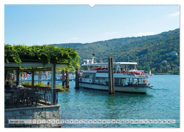 Produktbild: Isola dei Pescatori im Lago Maggiore (Wandkalender 2026 DIN A2 quer), CALVENDO Monatskalender