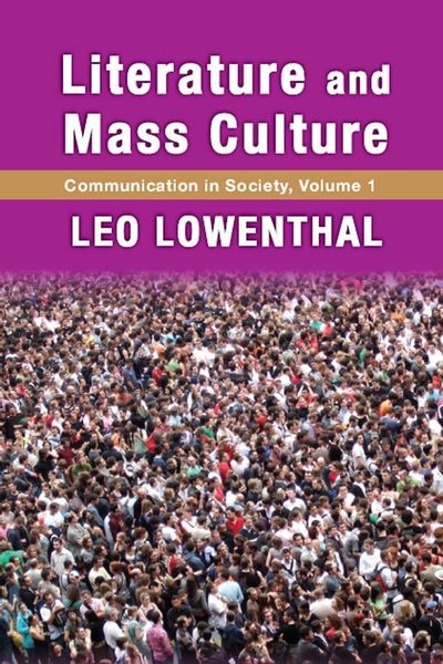 Produktbild: Literature and Mass Culture