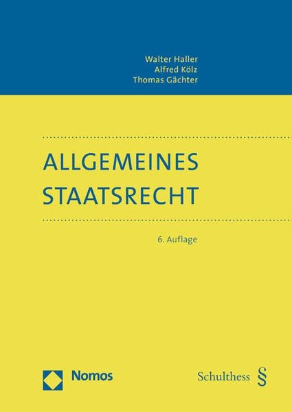 Produktbild: Allgemeines Staatsrecht