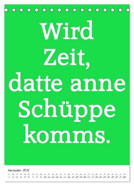 Produktbild: Spr&uuml;che aus&acute;m Pott (Tischkalender 2026 DIN A5 hoch), CALVENDO Monatskalender