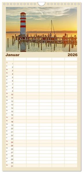 Produktbild: Familienplaner 2026 - Magic Places - Sehnsuchtsorte nah und fern mit 5 Spalten (Wandkalender, 21 x 45 cm) CALVENDO