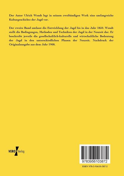 Produktbild: Kultur und Jagd - Ein Pirschgang durch die Geschichte