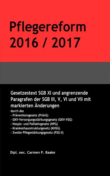 Produktbild: Pflegereform 2016/2017