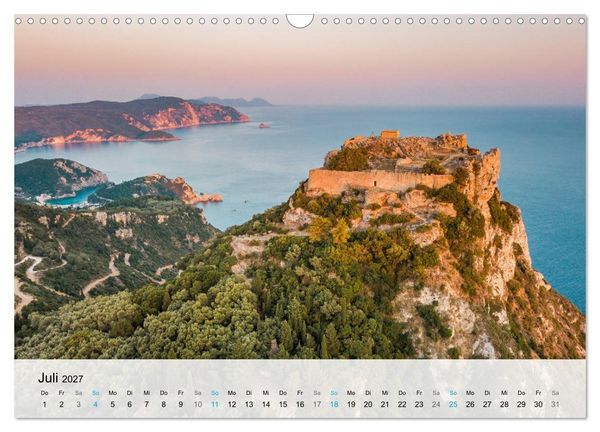 Produktbild: Insel Korfu - Trauminsel im Ionischen Meer (Wandkalender 2027 DIN A3 quer), CALVENDO Monatskalender