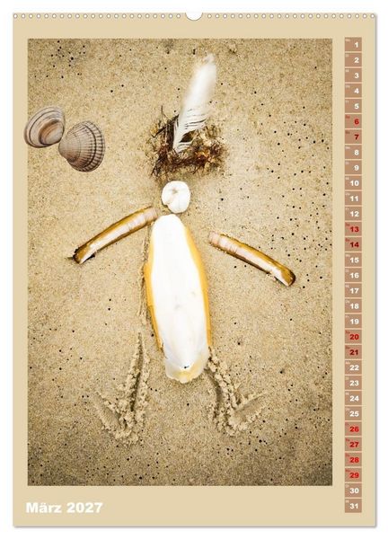 Produktbild: Strandgesellen (hochwertiger Premium Wandkalender 2027 DIN A2 hoch), Kunstdruck in Hochglanz