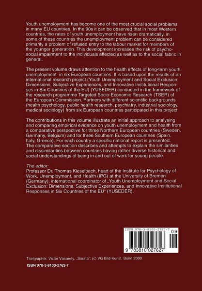 Produktbild: Youth Unemployment and Health