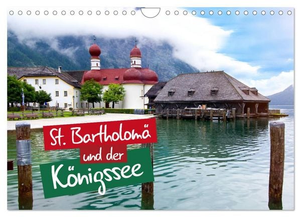 Produktbild: St. Bartholom&auml; und der K&ouml;nigssee (Wandkalender 2026 DIN A4 quer), CALVENDO Monatskalender