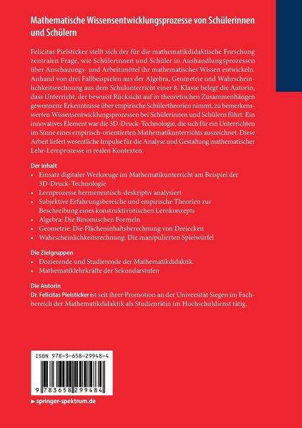 Produktbild: Mathematische Wissensentwicklungsprozesse von Sch&uuml;lerinnen und Sch&uuml;lern