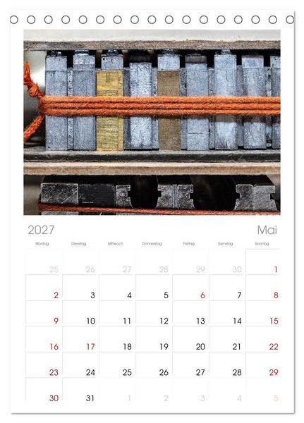 Produktbild: Auf Guttenbergs Spuren (Tischkalender 2027 DIN A5 hoch), CALVENDO Monatskalender