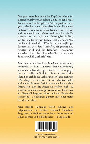 Produktbild: Die Angst zu sterben