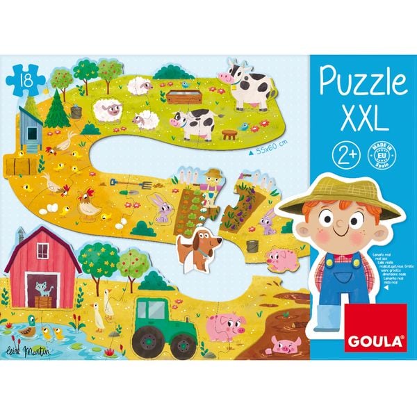 Produktbild: GOULA XXL-Puzzle Bauernhof