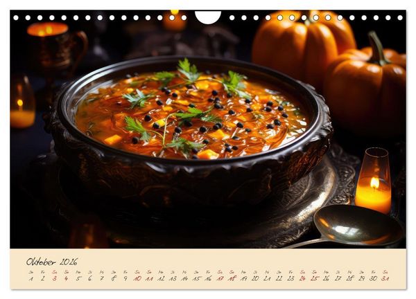 Produktbild: Gothic Food (Wandkalender 2026 DIN A4 quer), CALVENDO Monatskalender