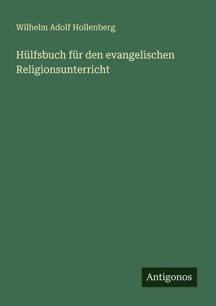 Produktbild: H&uuml;lfsbuch f&uuml;r den evangelischen Religionsunterricht