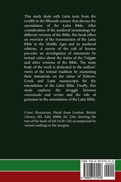 Produktbild: How to Correct the Sacra Scriptura? Textual Criticism of the Latin Bible between the Twelfth and Fifteenth Century