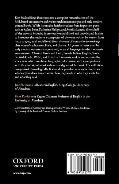 Produktbild: Early Modern Women Poets