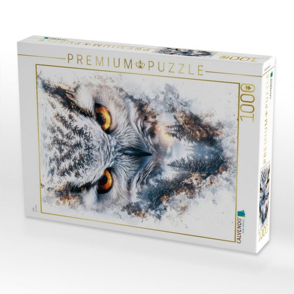 Produktbild: CALVENDO Puzzle Eule | 1000 Teile Lege-Gr&ouml;&szlig;e 64x48cm Foto-Puzzle f&uuml;r gl&uuml;ckliche Stunden