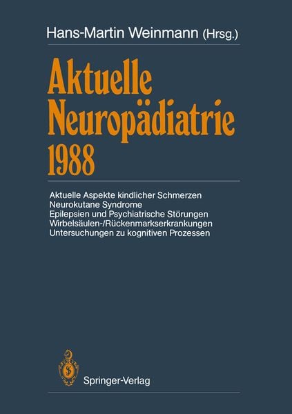 Produktbild: Aktuelle Neurop&auml;diatrie 1988
