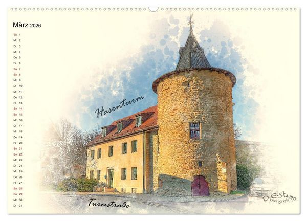Produktbild: Bernburg meine Stadt (Wandkalender 2026 DIN A2 quer), CALVENDO Monatskalender