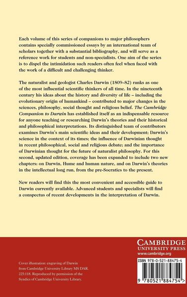 Produktbild: The Cambridge Companion to Darwin