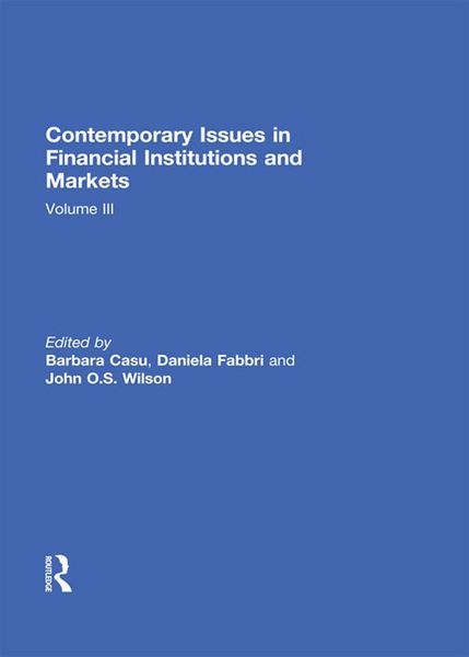 Produktbild: Contemporary Issues in Financial Institutions and Markets