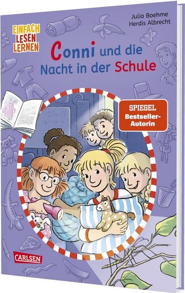 Lesen lernen mit Conni: Conni und die Nacht in der Schule, Gebundene Ausgabe von Julia Boehme, Carlsen, 978-3-551-69141-5