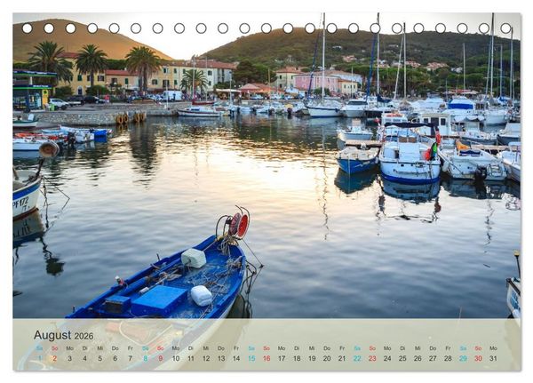 Produktbild: Elba - die Insel im Mittelmeer (Tischkalender 2026 DIN A5 quer), CALVENDO Monatskalender