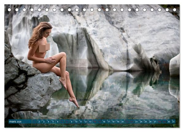 Produktbild: Passion du nu artistique (Calendrier de bureau 2026 DIN A5 vertical), CALVENDO calendrier mensuel