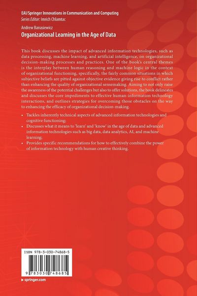 Produktbild: Organizational Learning in the Age of Data