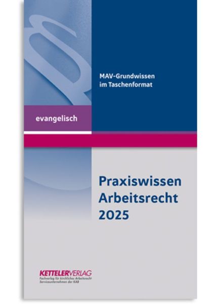 Produktbild: Praxiswissen Arbeitsrecht 2025 evangelisch