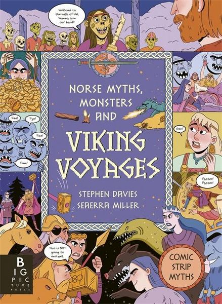 Produktbild: Comic Strip Myths: Norse Myths, Monsters and Viking Voyages