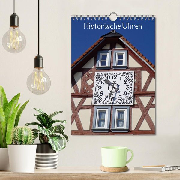 Produktbild: Historische Uhren (Wandkalender 2026 DIN A4 hoch), CALVENDO Monatskalender