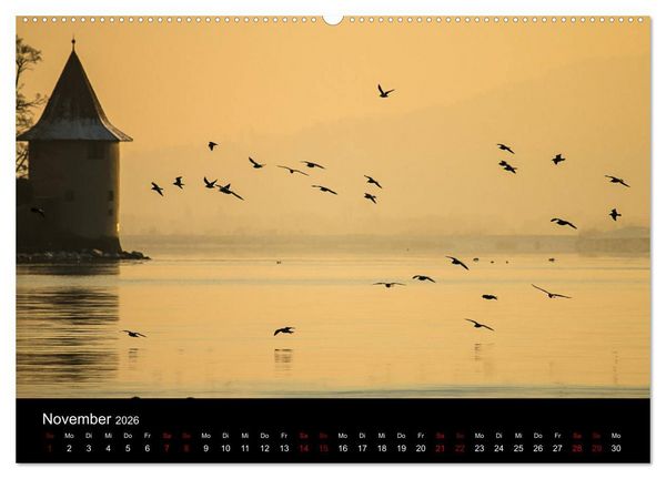 Produktbild: Traumhaftes Lindau im Bodensee (Wandkalender 2026 DIN A2 quer), CALVENDO Monatskalender