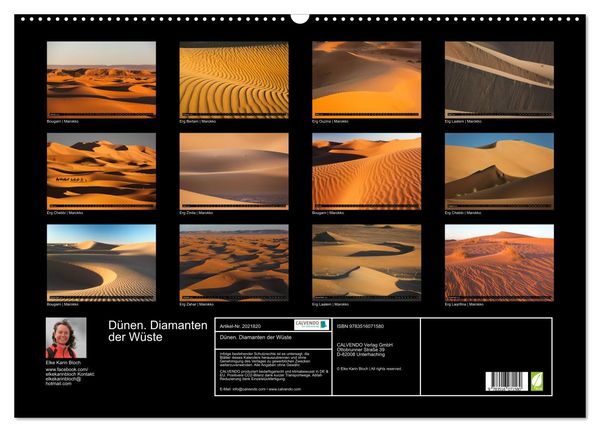 Produktbild: D&uuml;nen. Diamanten der W&uuml;ste (Wandkalender 2026 DIN A2 quer), CALVENDO Monatskalender
