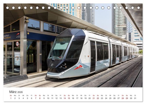 Produktbild: Trams und Stra&szlig;enbahnen (Tischkalender 2026 DIN A5 quer), CALVENDO Monatskalender