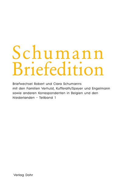 Produktbild: Schumann-Briefedition / Schumann-Briefedition II.13