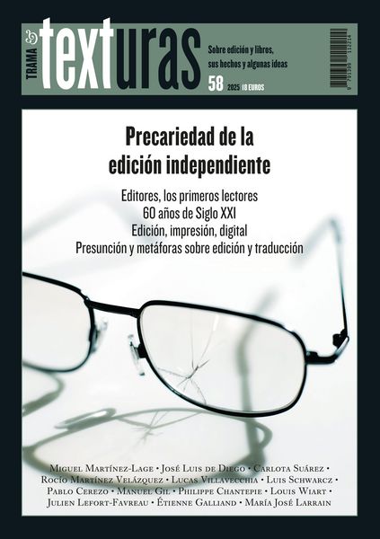 Produktbild: Texturas 58: Precariedad de la edici&oacute;n independiente