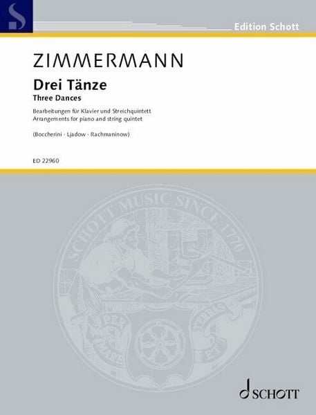 Produktbild: Drei T&auml;nze