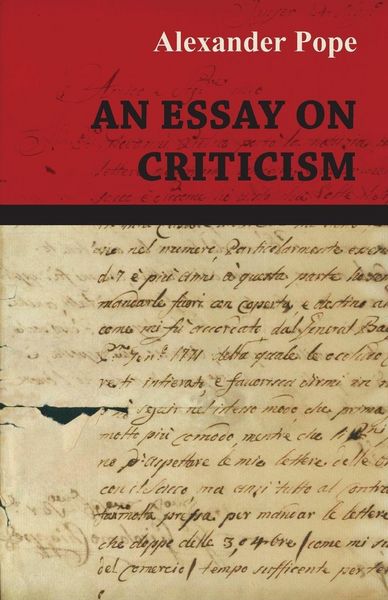Produktbild: An Essay on Criticism