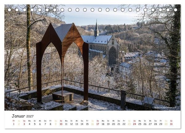 Produktbild: Heimat Entdecken: Bergisches Land (Tischkalender 2027 DIN A5 quer), CALVENDO Monatskalender