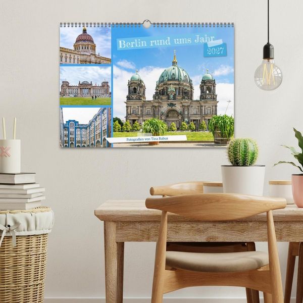 Produktbild: Berlin rund ums Jahr (Wandkalender 2027 DIN A3 quer), CALVENDO Monatskalender