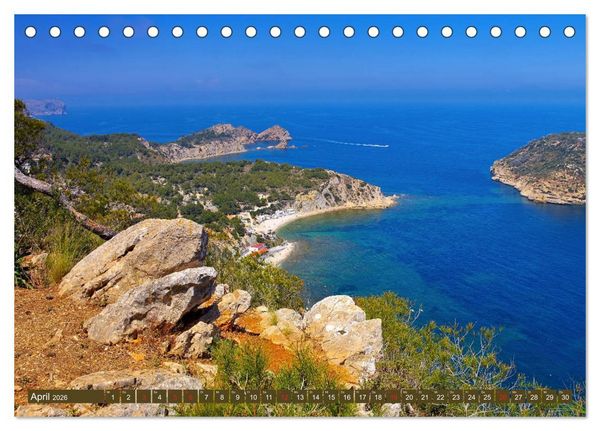 Produktbild: Costa Blanca - Die wei&szlig;e K&uuml;ste Spaniens (Tischkalender 2026 DIN A5 quer), CALVENDO Monatskalender